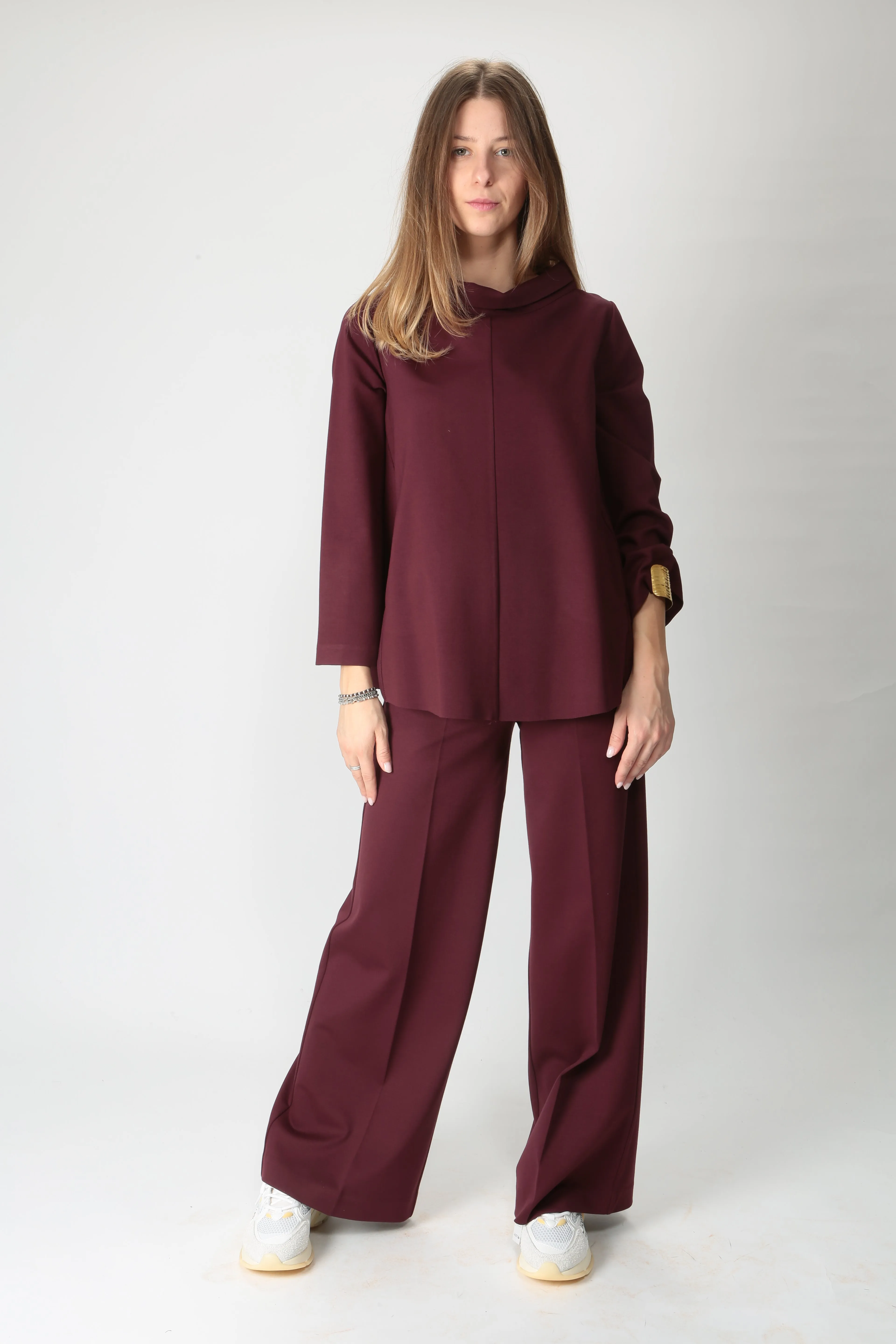 1978 Pantalone ampio in viscosa stretch Twenty
