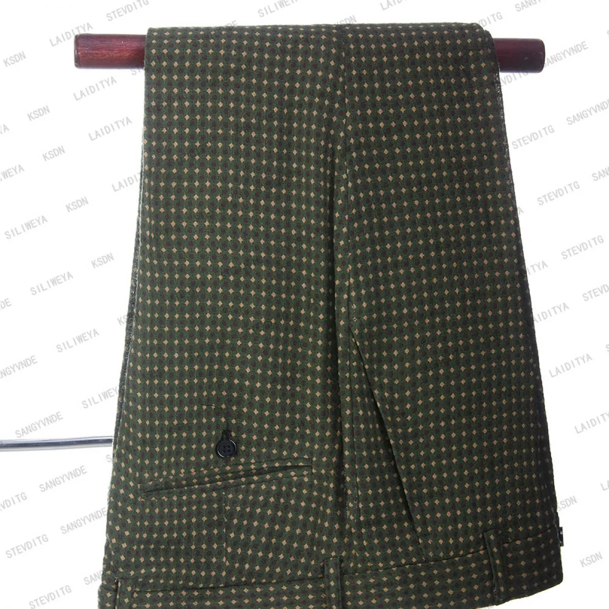 2023 Abito da uomo verde 3 pezzi monopetto con risvolto con visiera formale slim fit smoking da lavoro gilet da ballo per feste