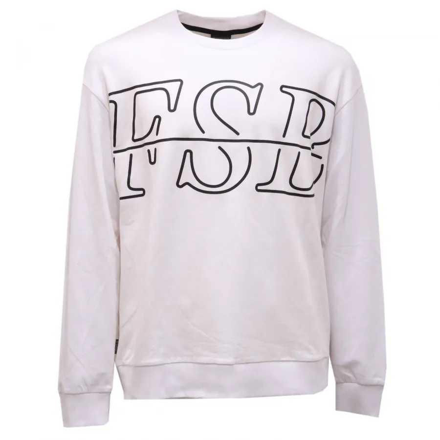 7194AG felpa uomo FREDDY off white cotton sweatshirt man