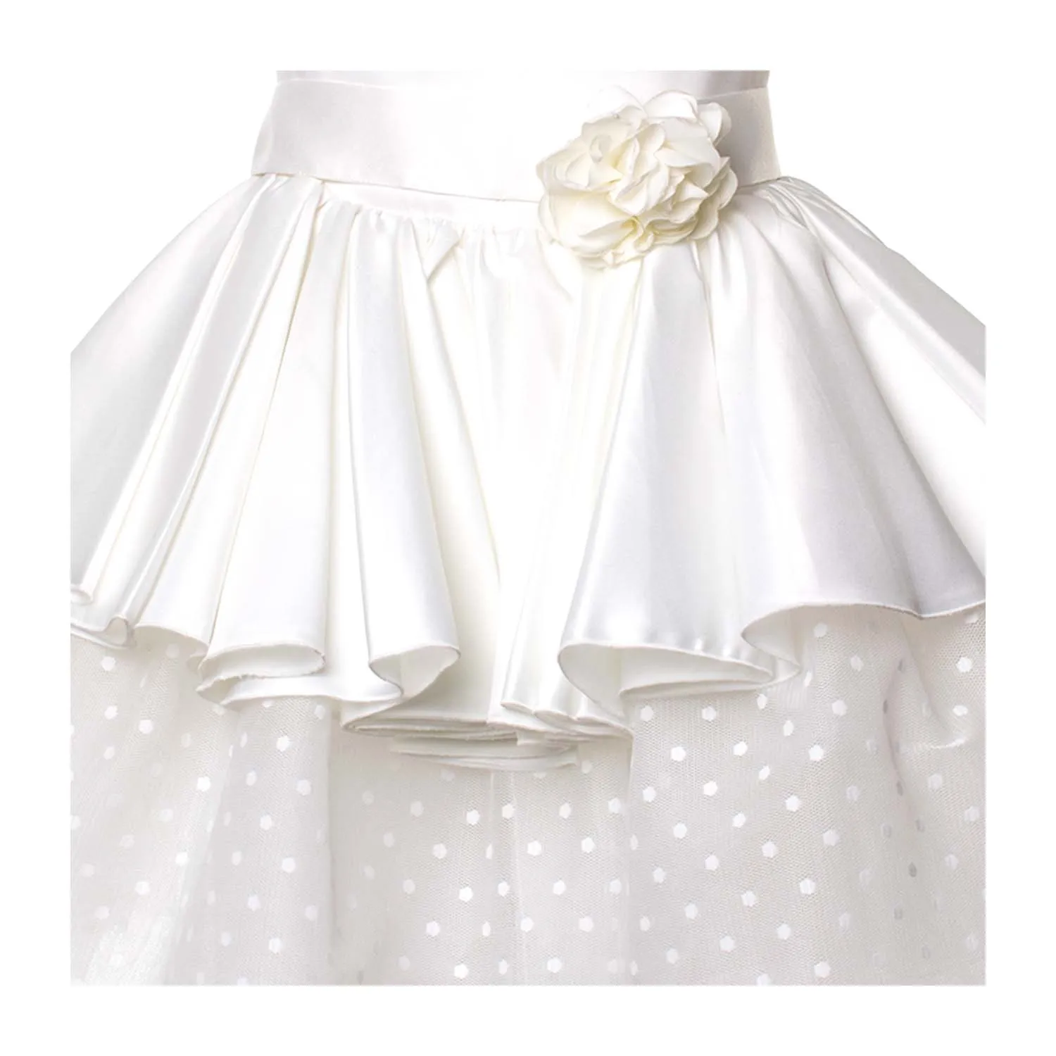 Abito Cerimonia Bianco Bambina 04