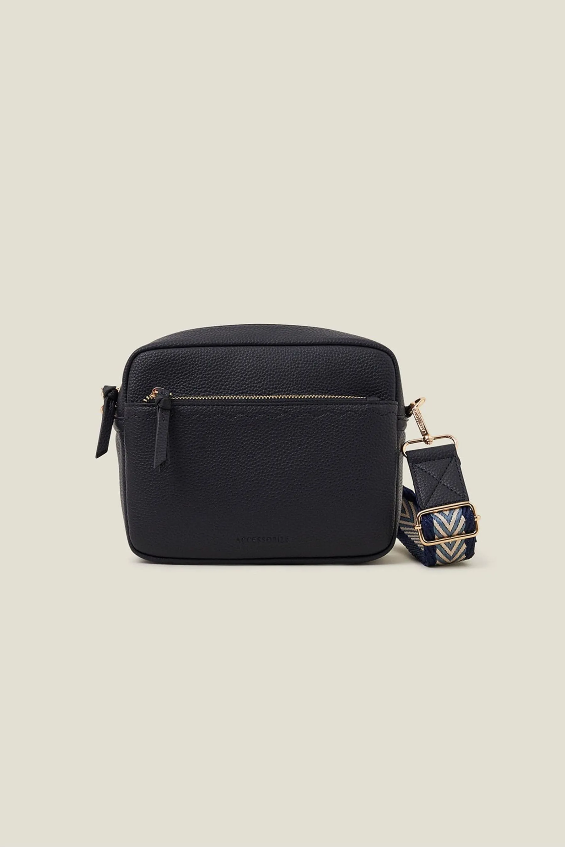 Accessorize Borsa per fotocamera con cinturino in tela