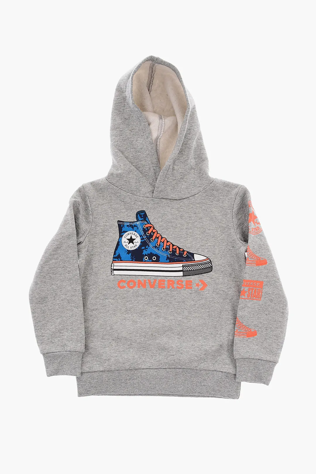 ALL STAR CHUCK TAYLOR Set Felpa con Cappuccio e Joggers in Cotone Felpato