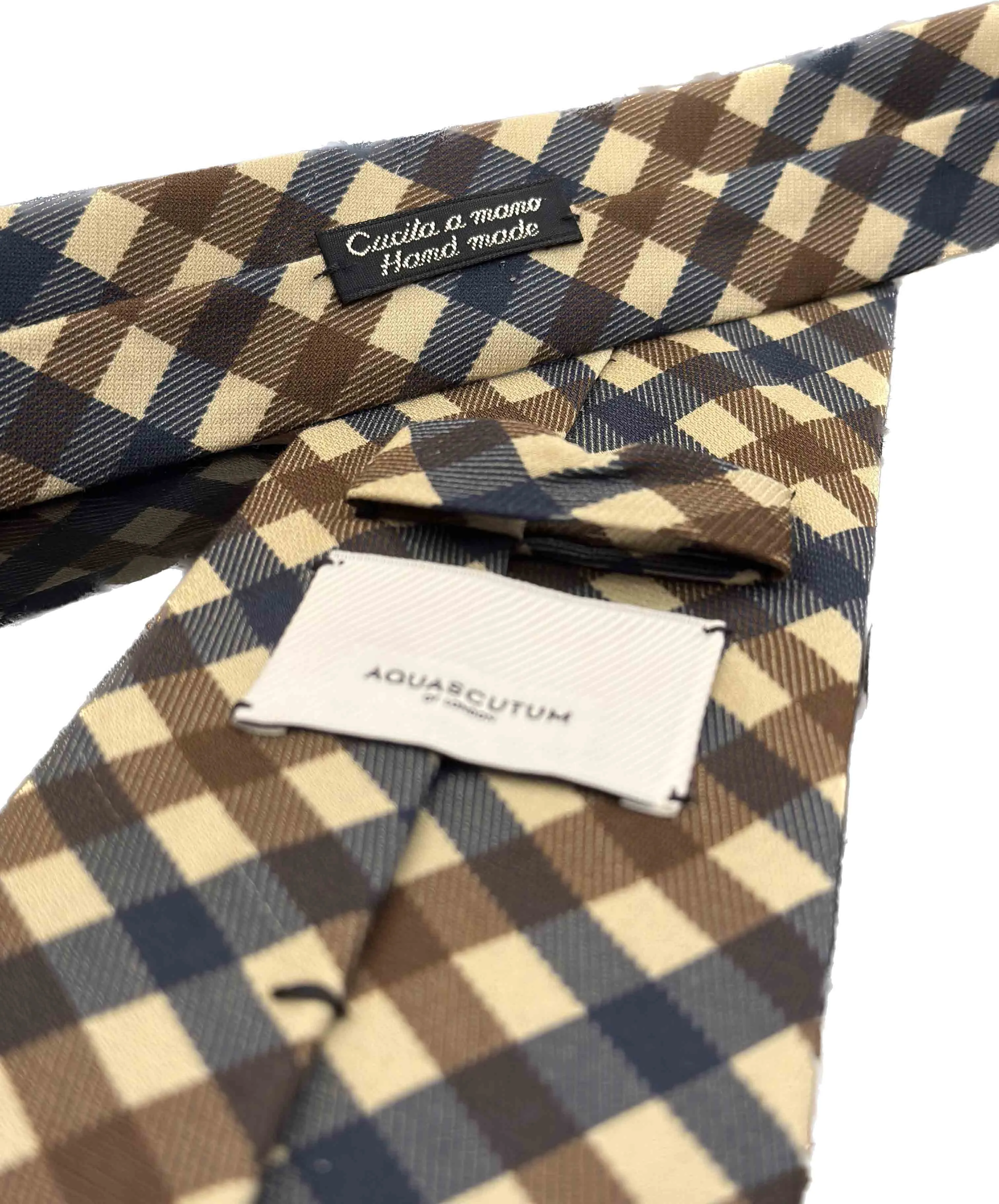 Aquascutum of London Cravatta Club Check