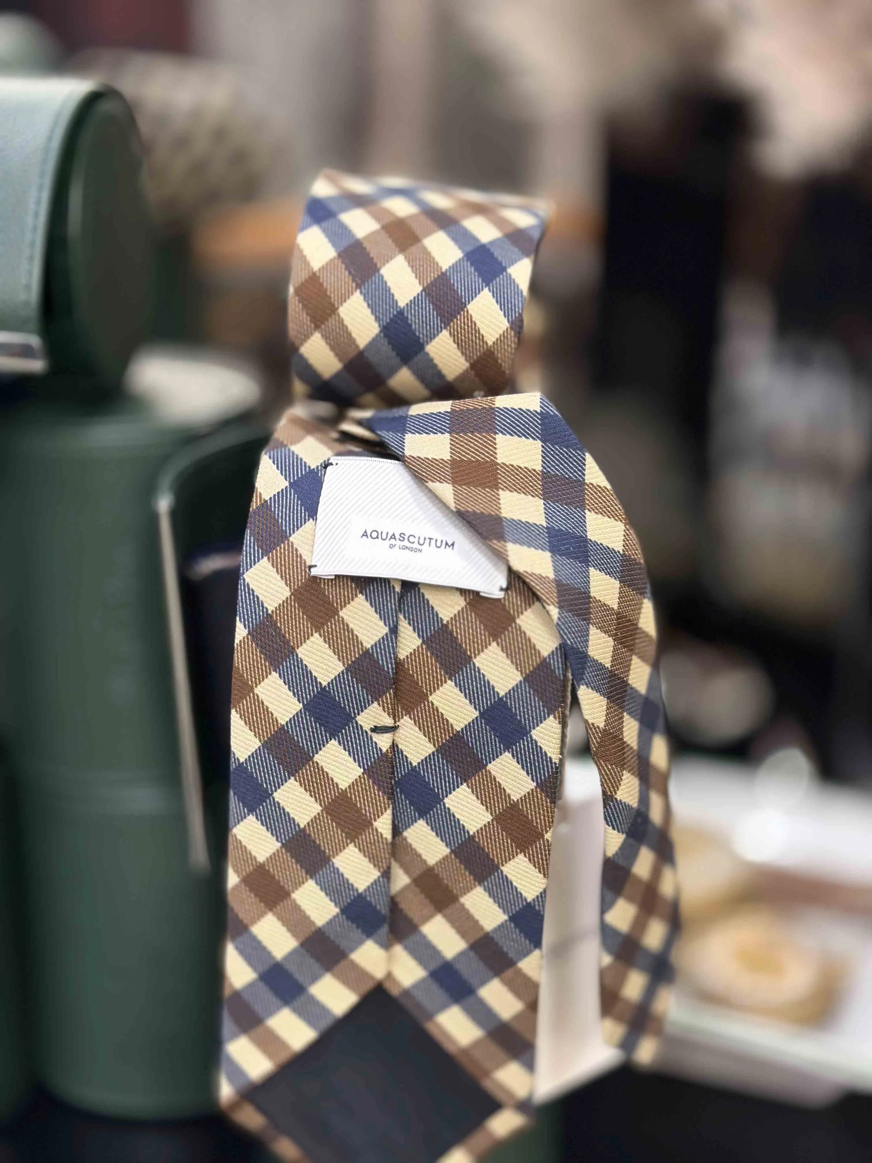 Aquascutum of London Cravatta Club Check
