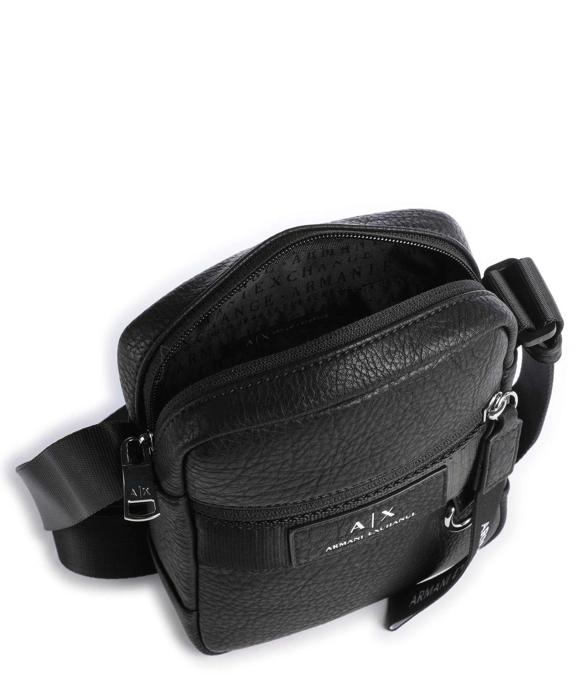  Armani Exchange Borsa a tracolla pelle sintetica nero  