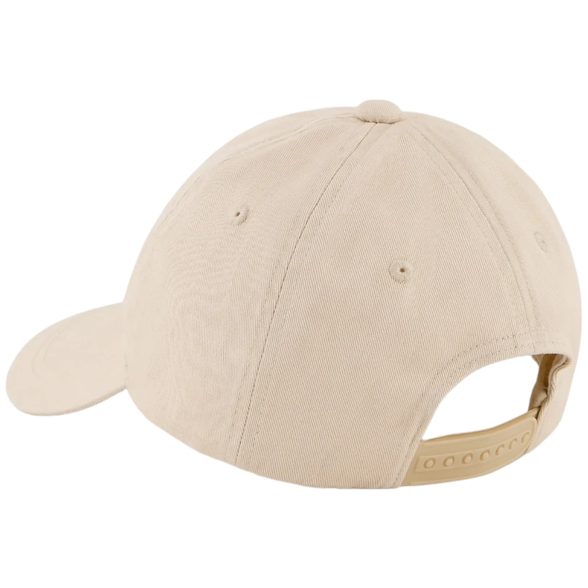 Armani Exchange Cappello con visiera in cotone con logo glitterato donna