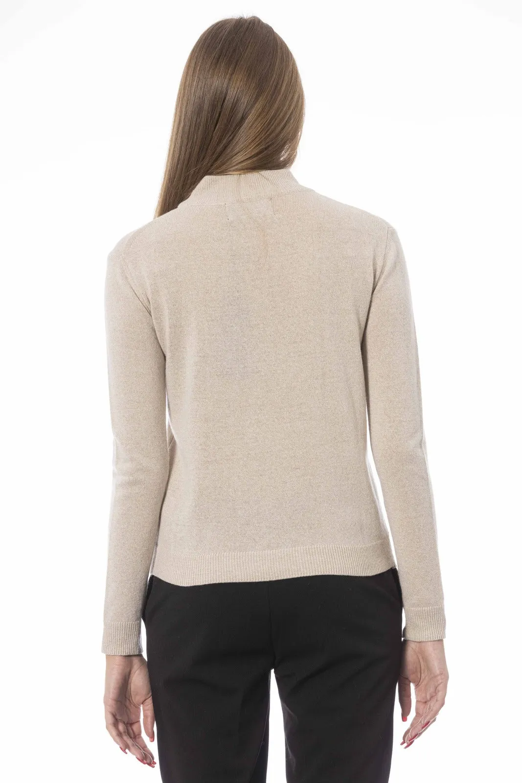 Baldinini Trend maglioncino lupetto beige   