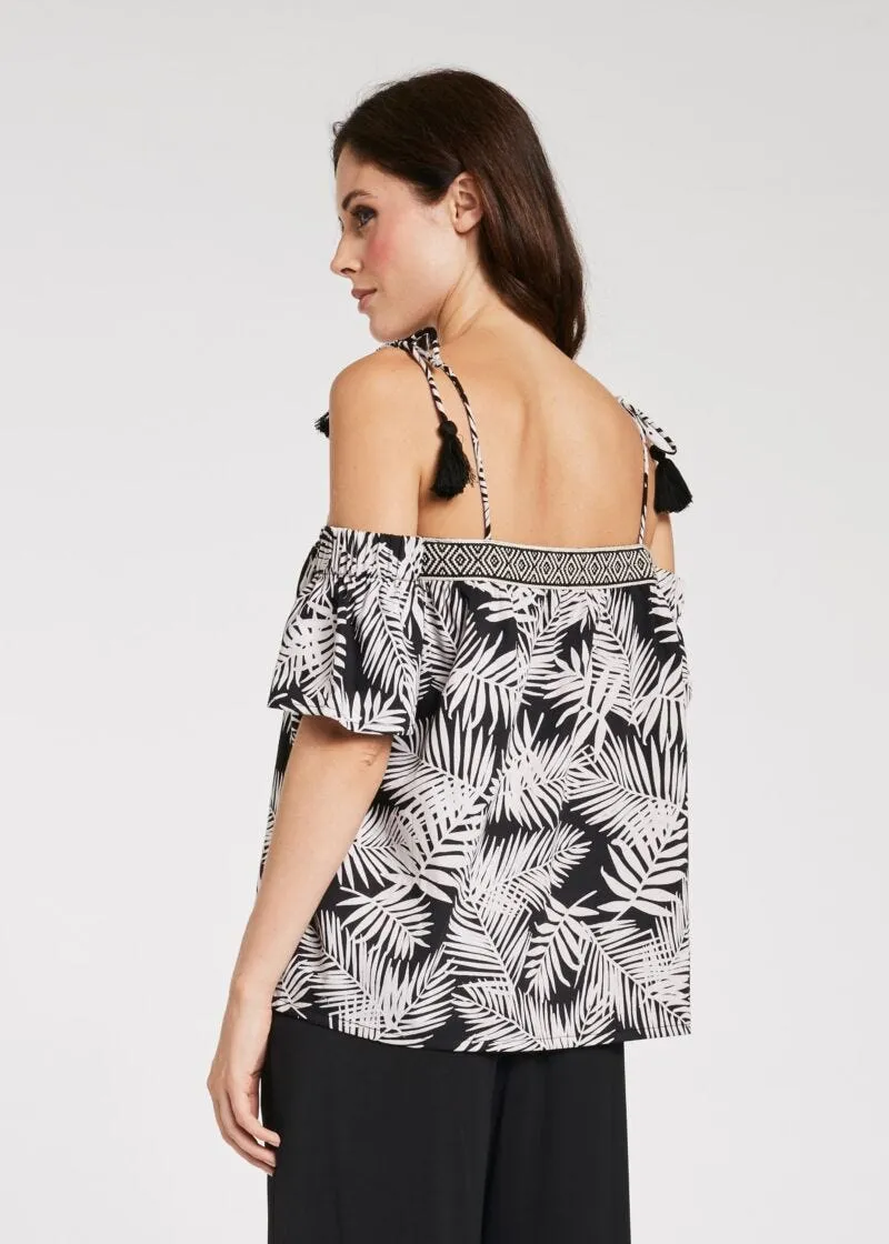 Blusa off the shoulder