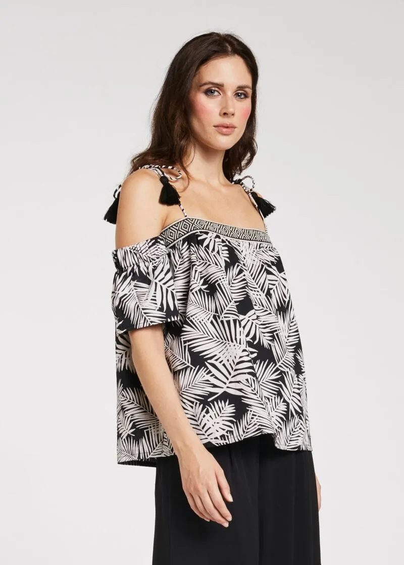 Blusa off the shoulder