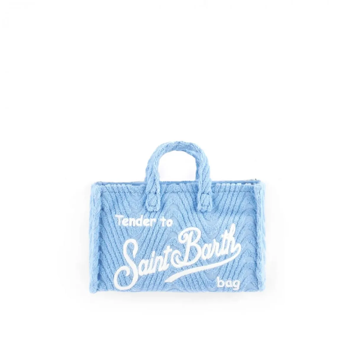 Borsa Phone Bag In Spugna Azzurro