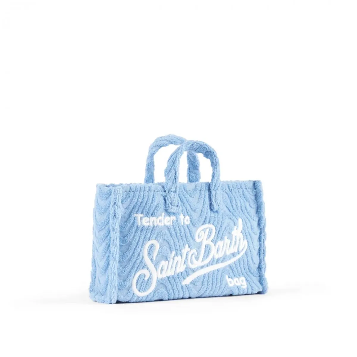 Borsa Phone Bag In Spugna Azzurro