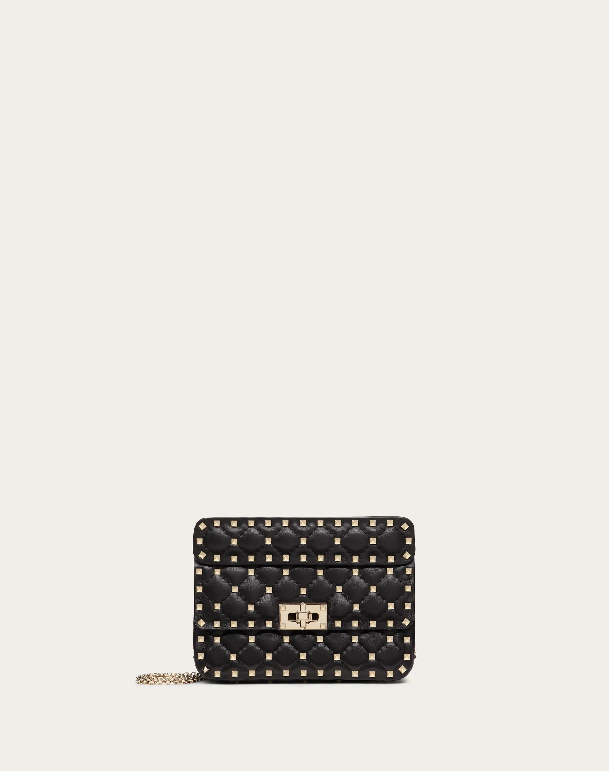 BORSA PICCOLA ROCKSTUD SPIKE IN NAPPA