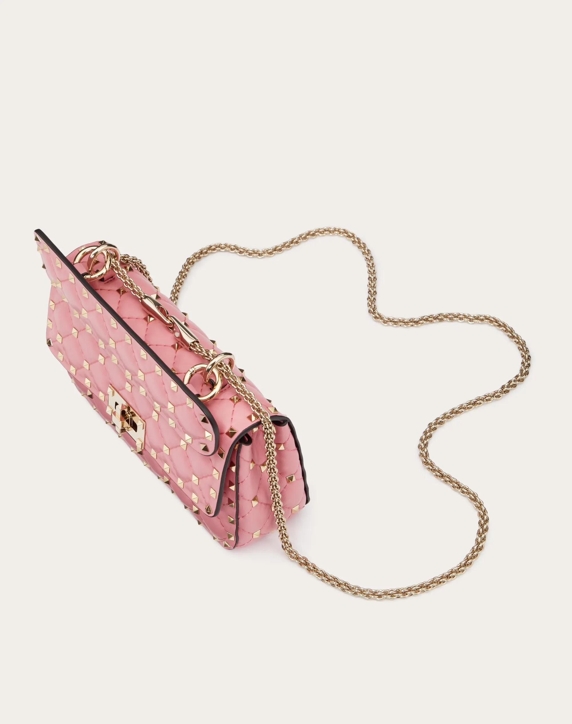 BORSA PICCOLA ROCKSTUD SPIKE IN NAPPA