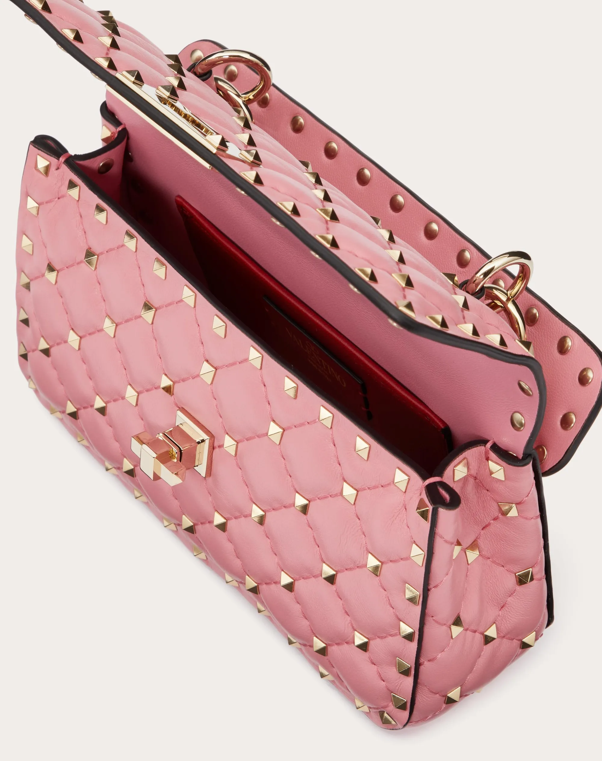 BORSA PICCOLA ROCKSTUD SPIKE IN NAPPA