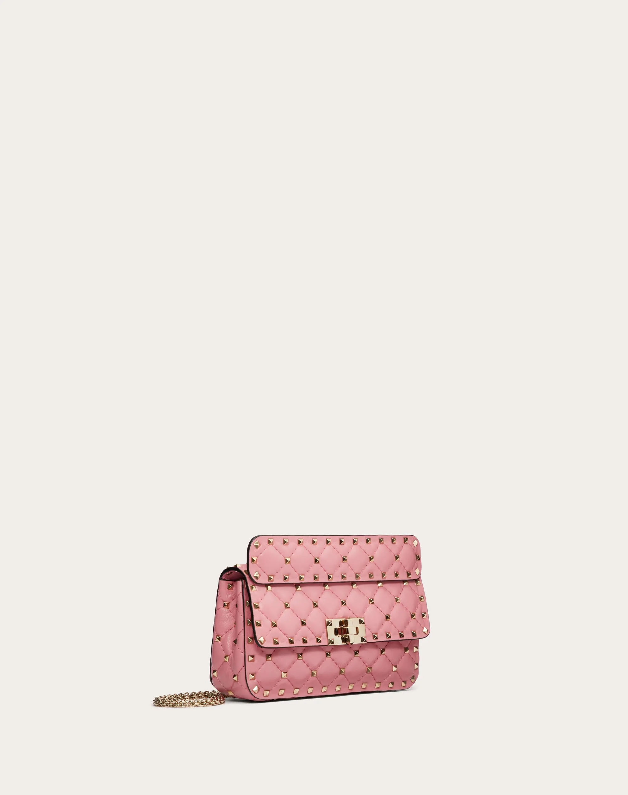 BORSA PICCOLA ROCKSTUD SPIKE IN NAPPA
