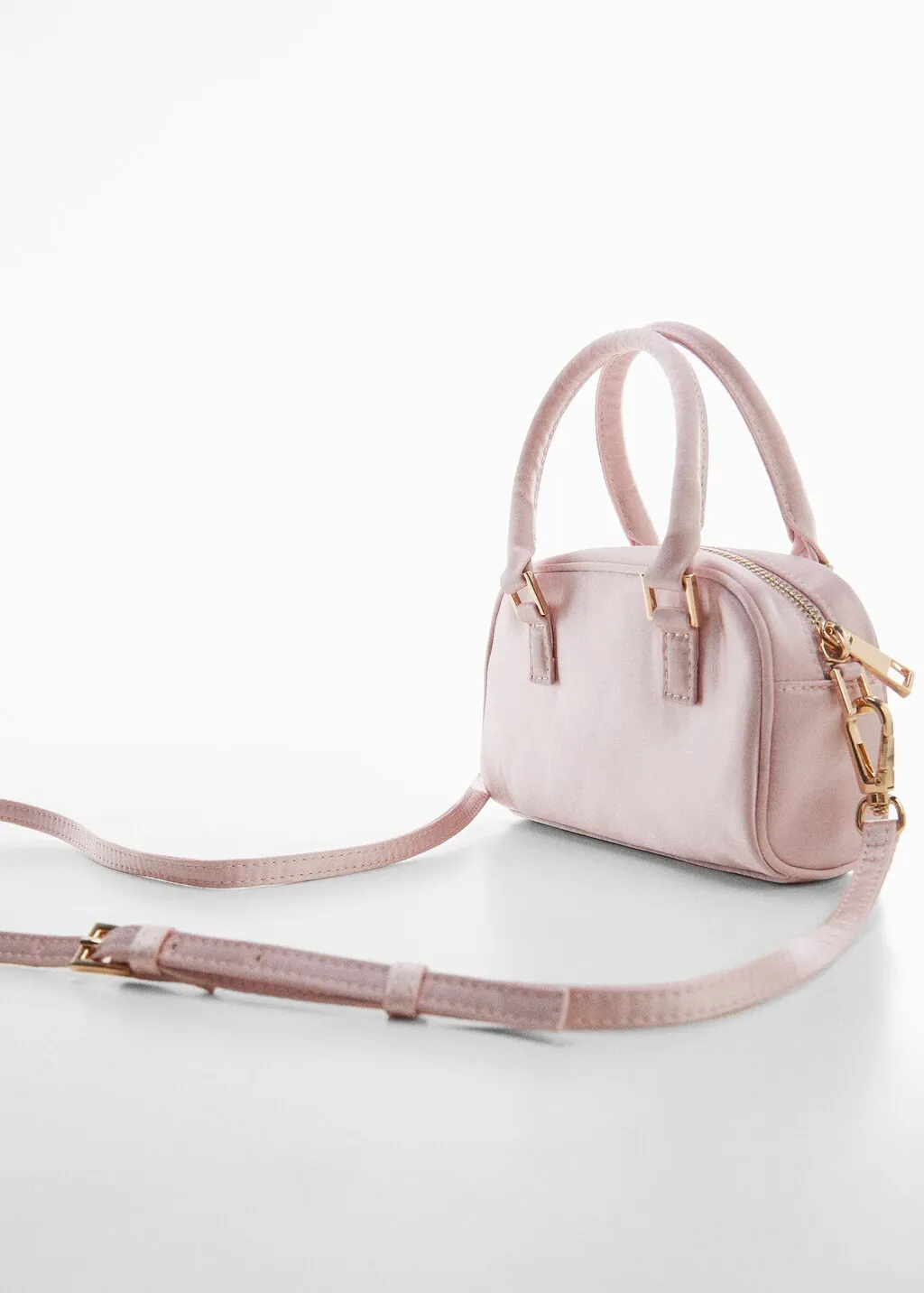 Borsa satin doppio manico