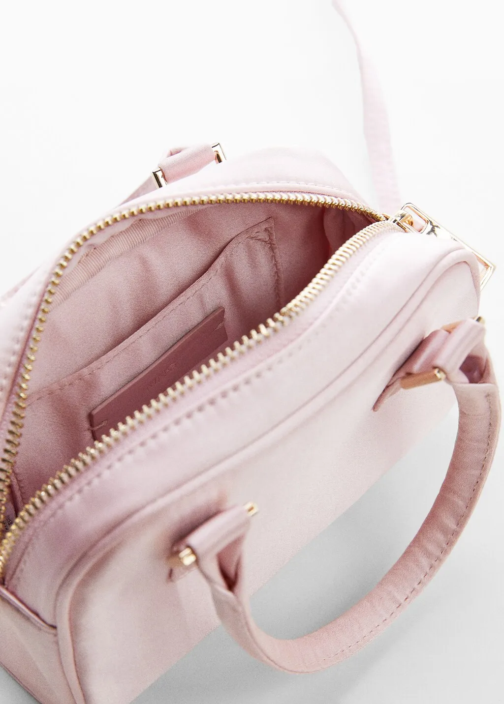 Borsa satin doppio manico