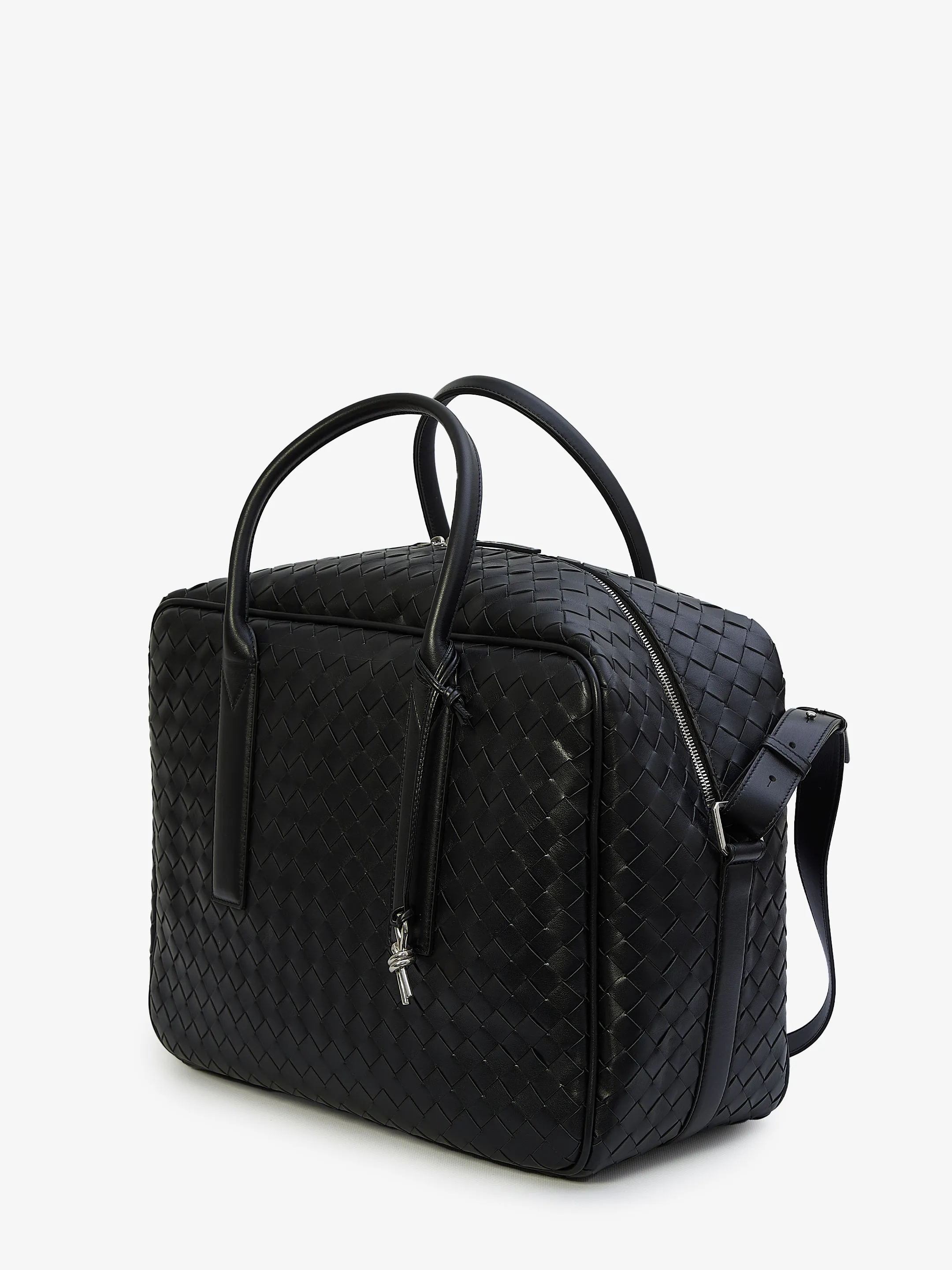 BOTTEGA VENETA    Borsa weekender in pelle