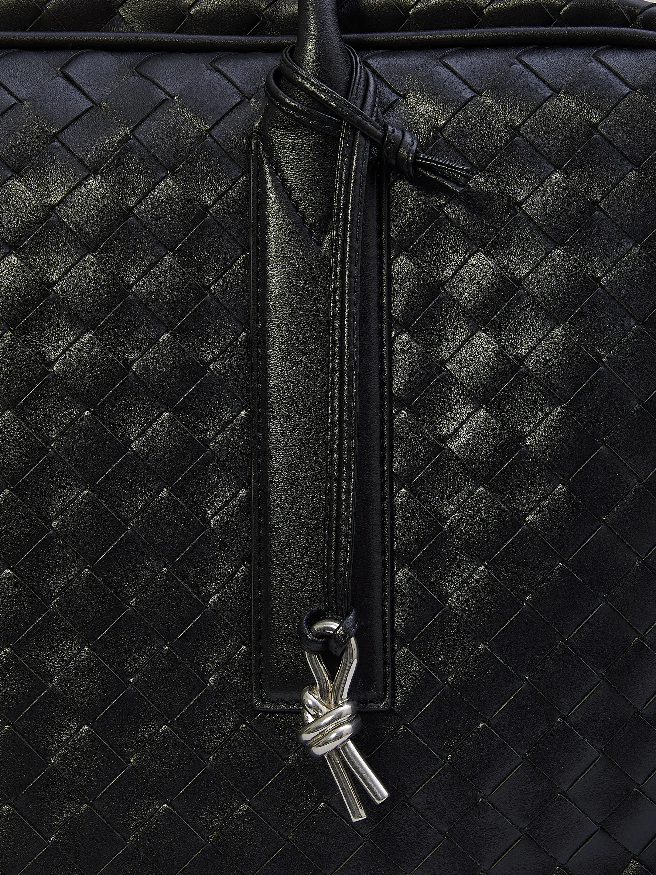 BOTTEGA VENETA    Borsa weekender in pelle
