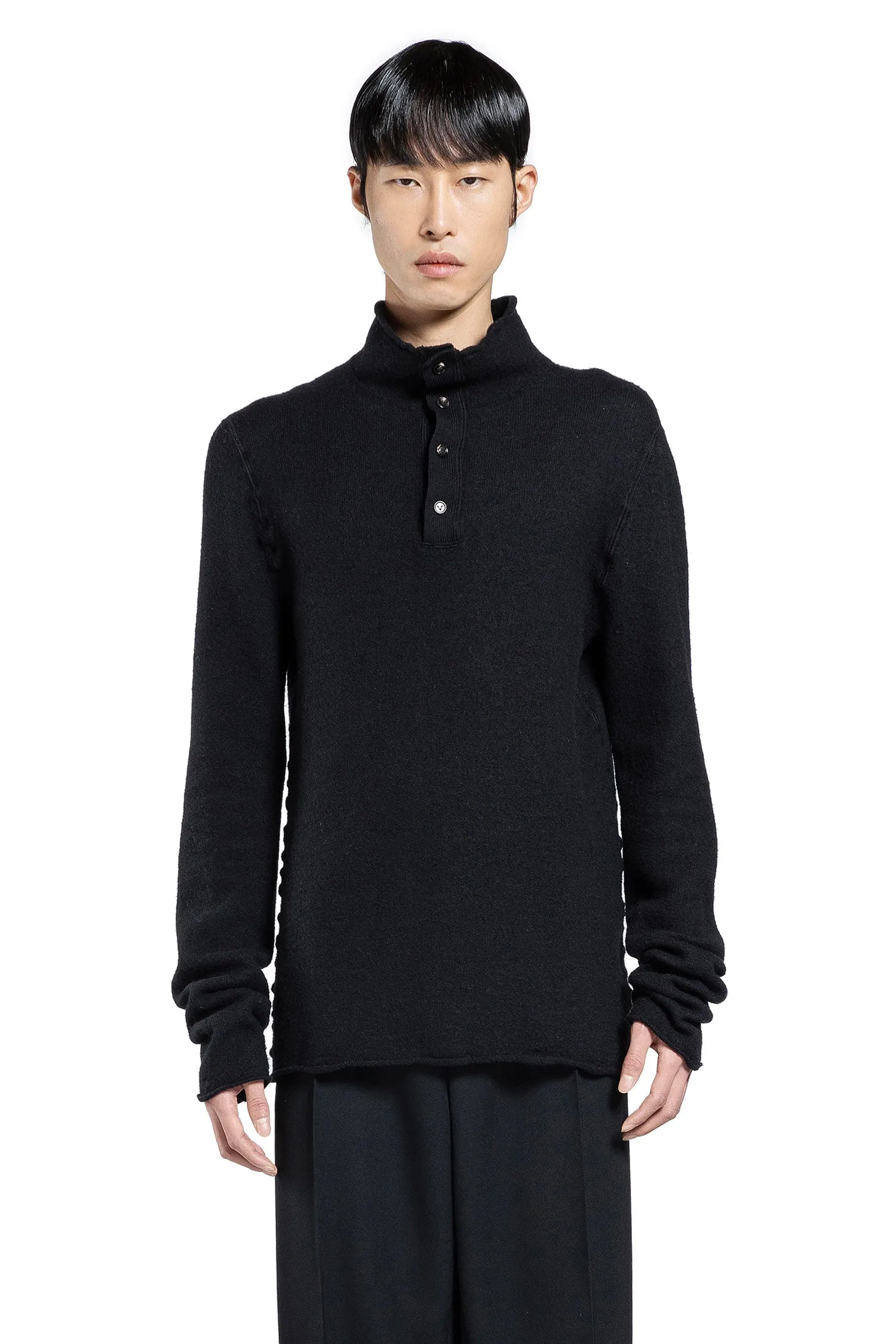 bottega veneta  knitted long sleeve top 
