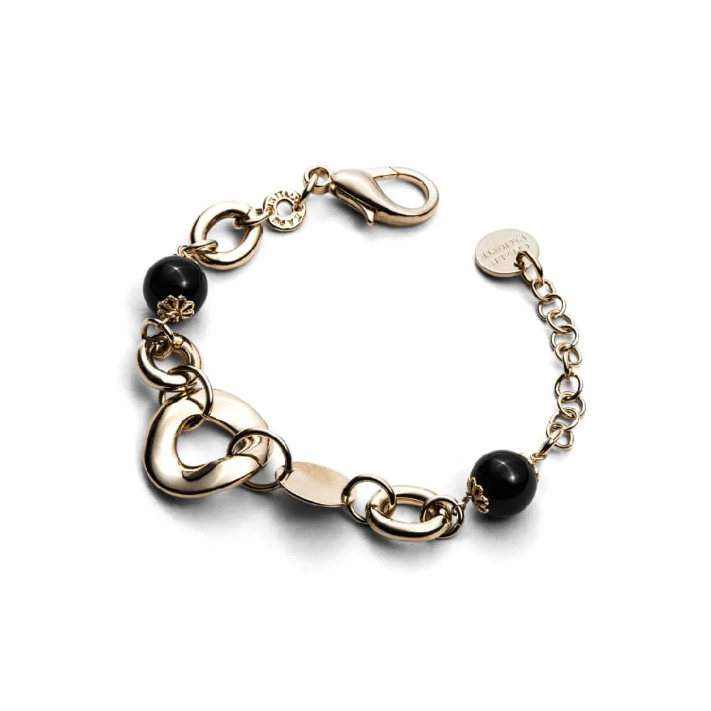 Bracciale 4US Paciotti in Ottone e Cristalli – 4UBR1821W