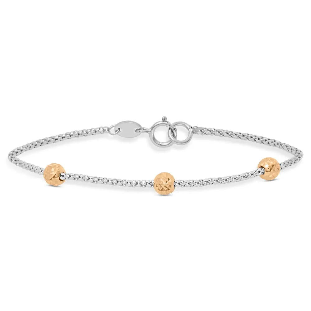 Bracciale Isabelle Oro Bicolore 375/1000 18 cm 1413335