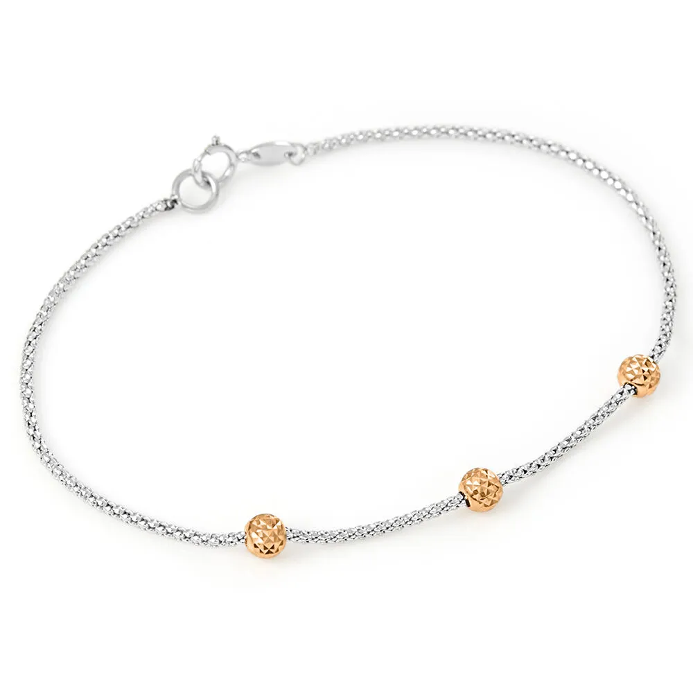 Bracciale Isabelle Oro Bicolore 375/1000 18 cm 1413335