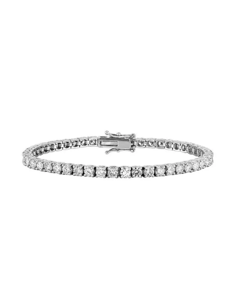 Bracciale Oro Bianco e Diamanti naturali 4 carati SG36948