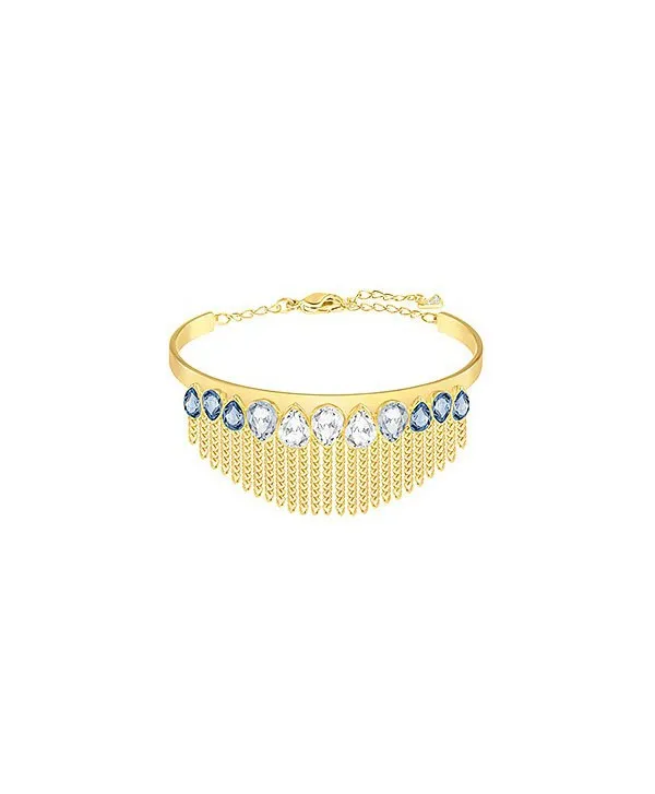 BRACCIALE SWAROVSKI RIGIDO GIPSY, BU-VERDE