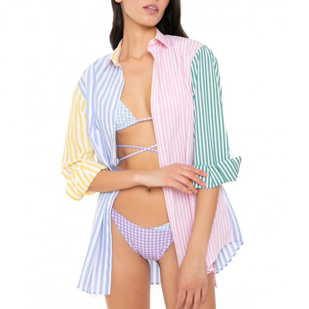 Brigitte Camicia Con Ricamo, Multi