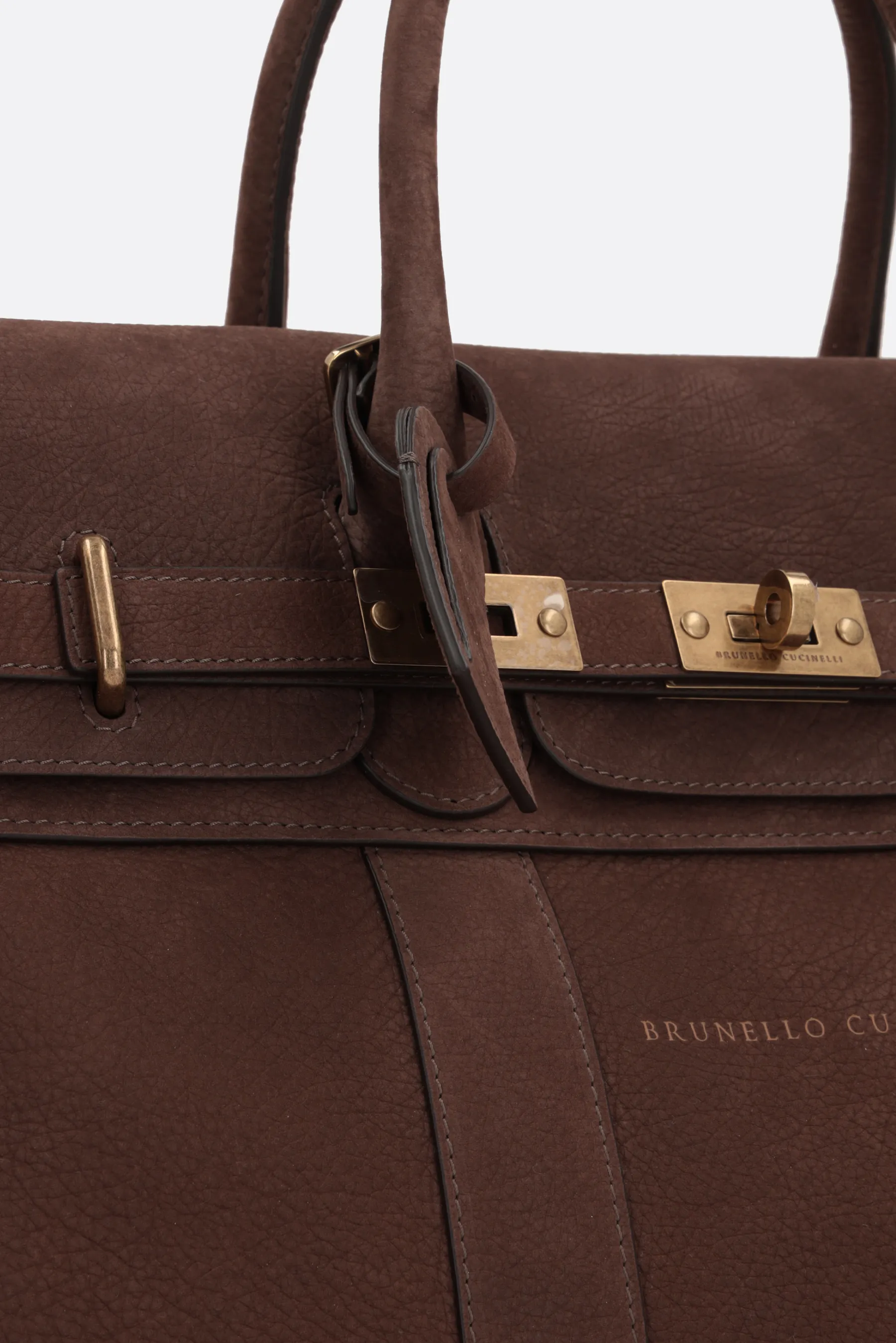  BRUNELLO CUCINELLI borsa da viaggio Country in nabuk 