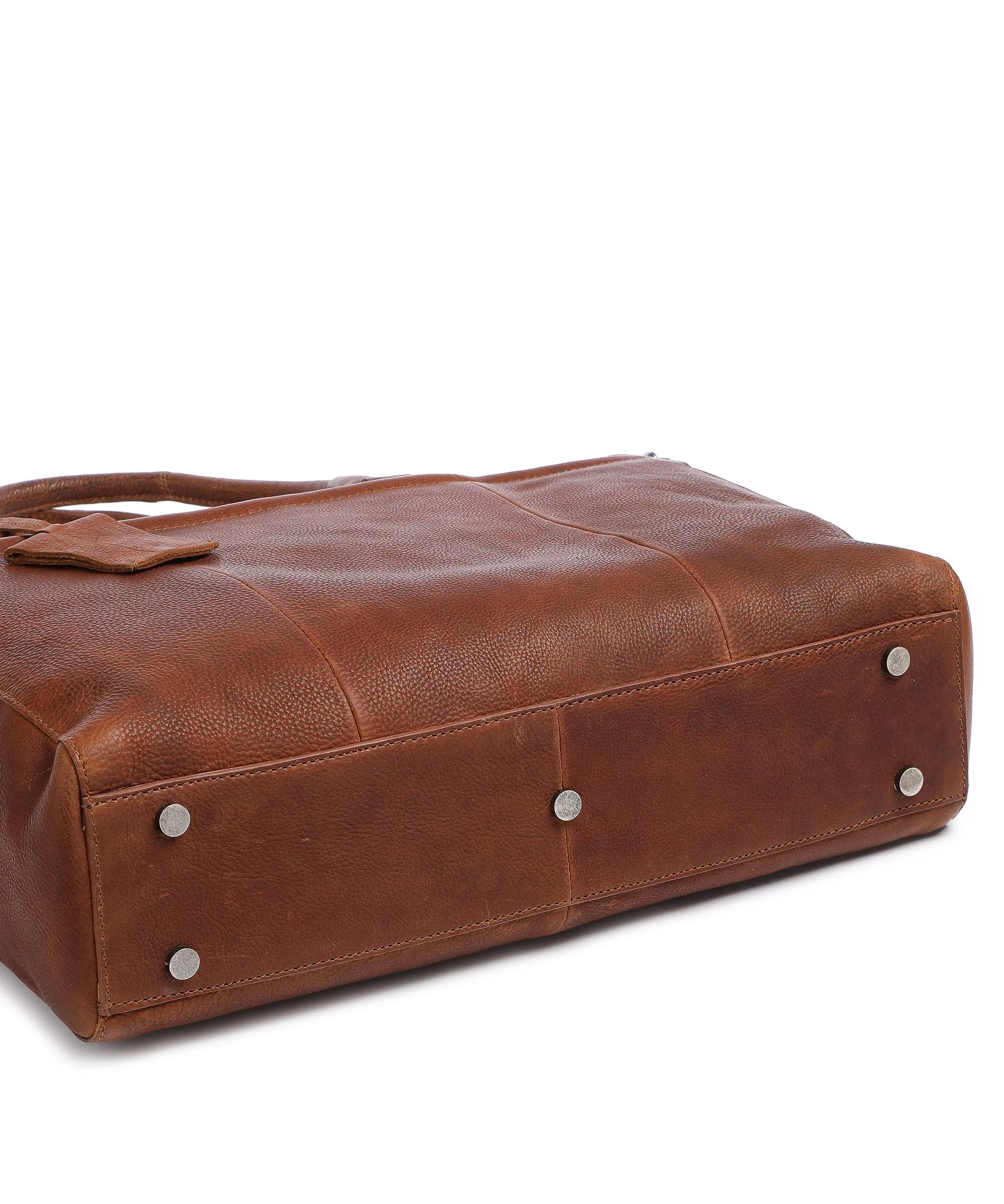  Burkely Antique Avery Cartella 15″ pelle granulata tan  