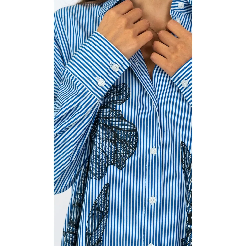 Camicia donna a righe Dixie
