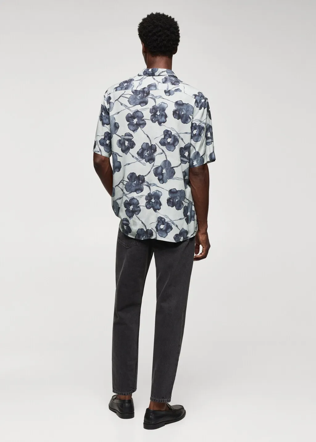 Camicia fluida stampa floreale 