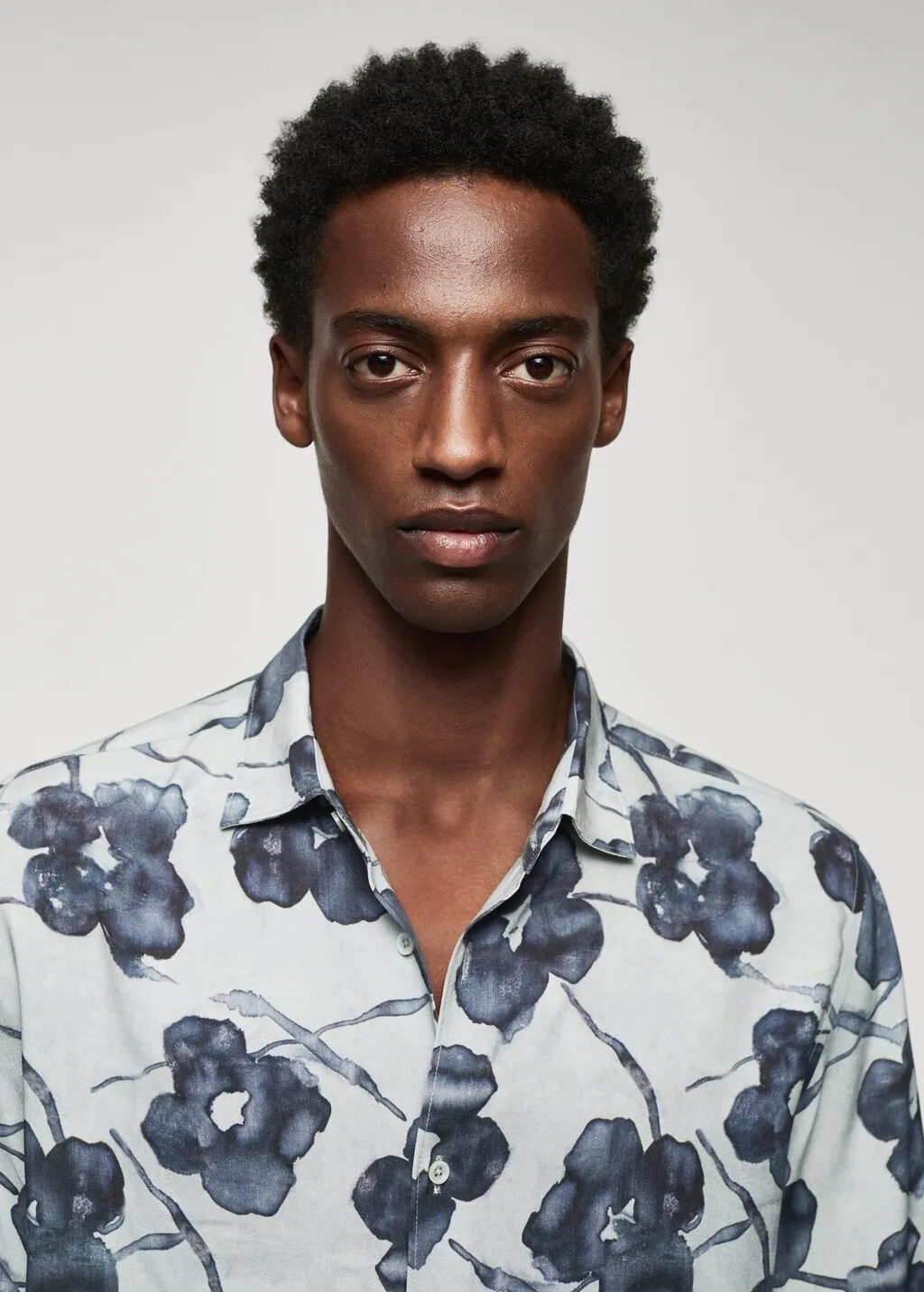 Camicia fluida stampa floreale 