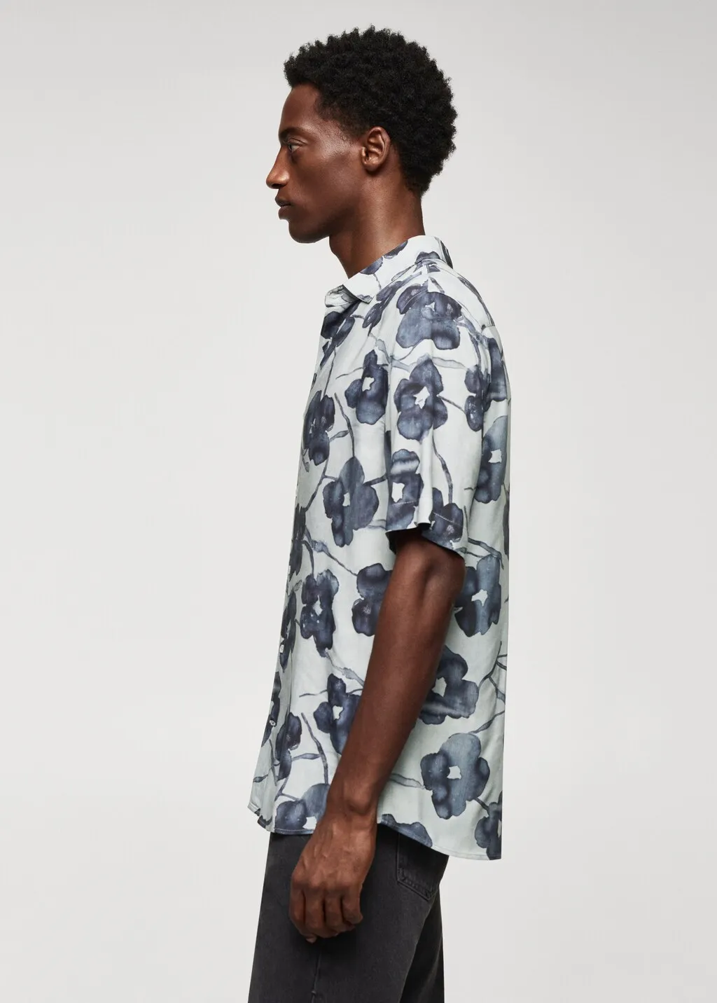 Camicia fluida stampa floreale 