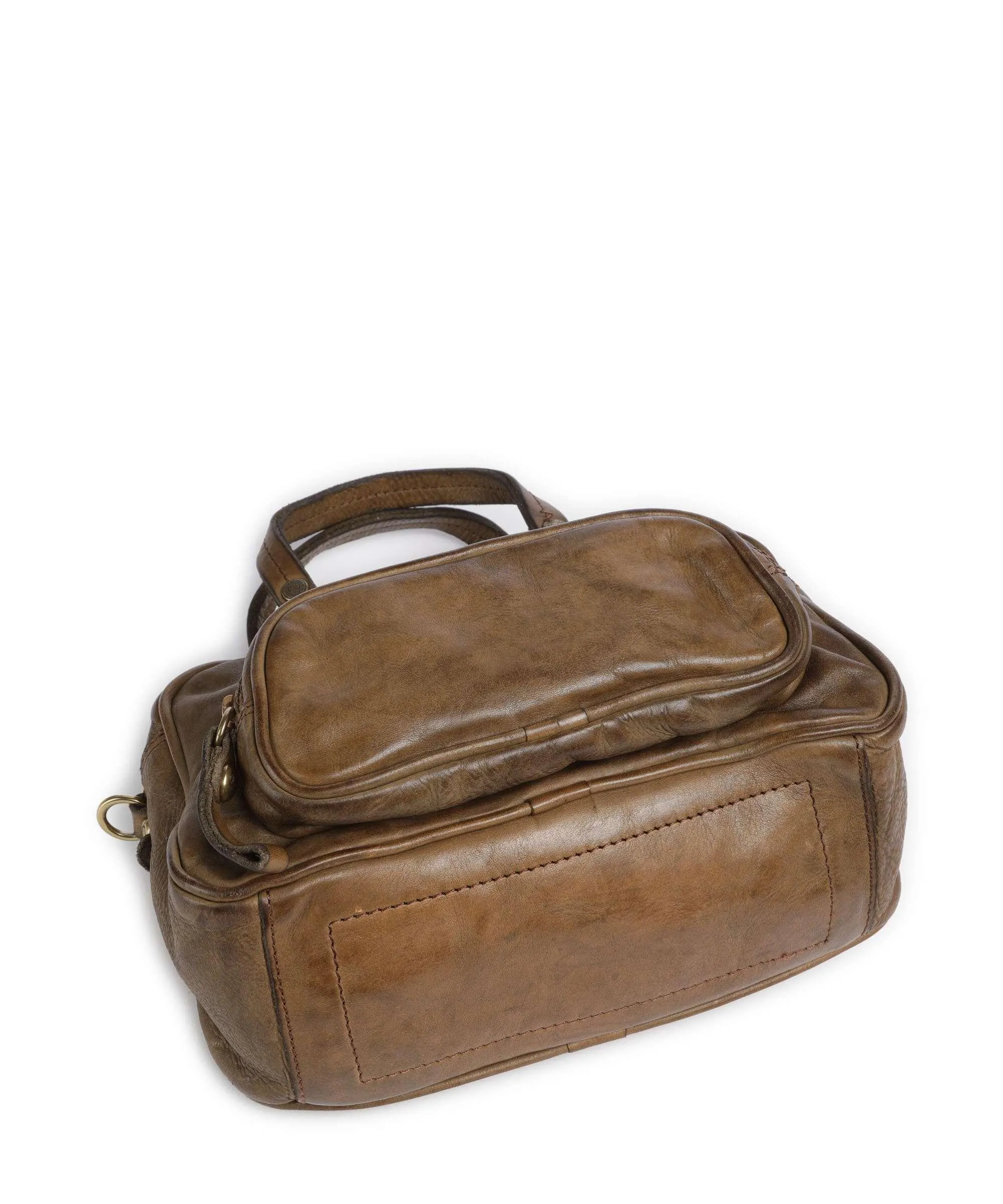  Campomaggi Borsa a mano pelle bovina verde-oliva  
