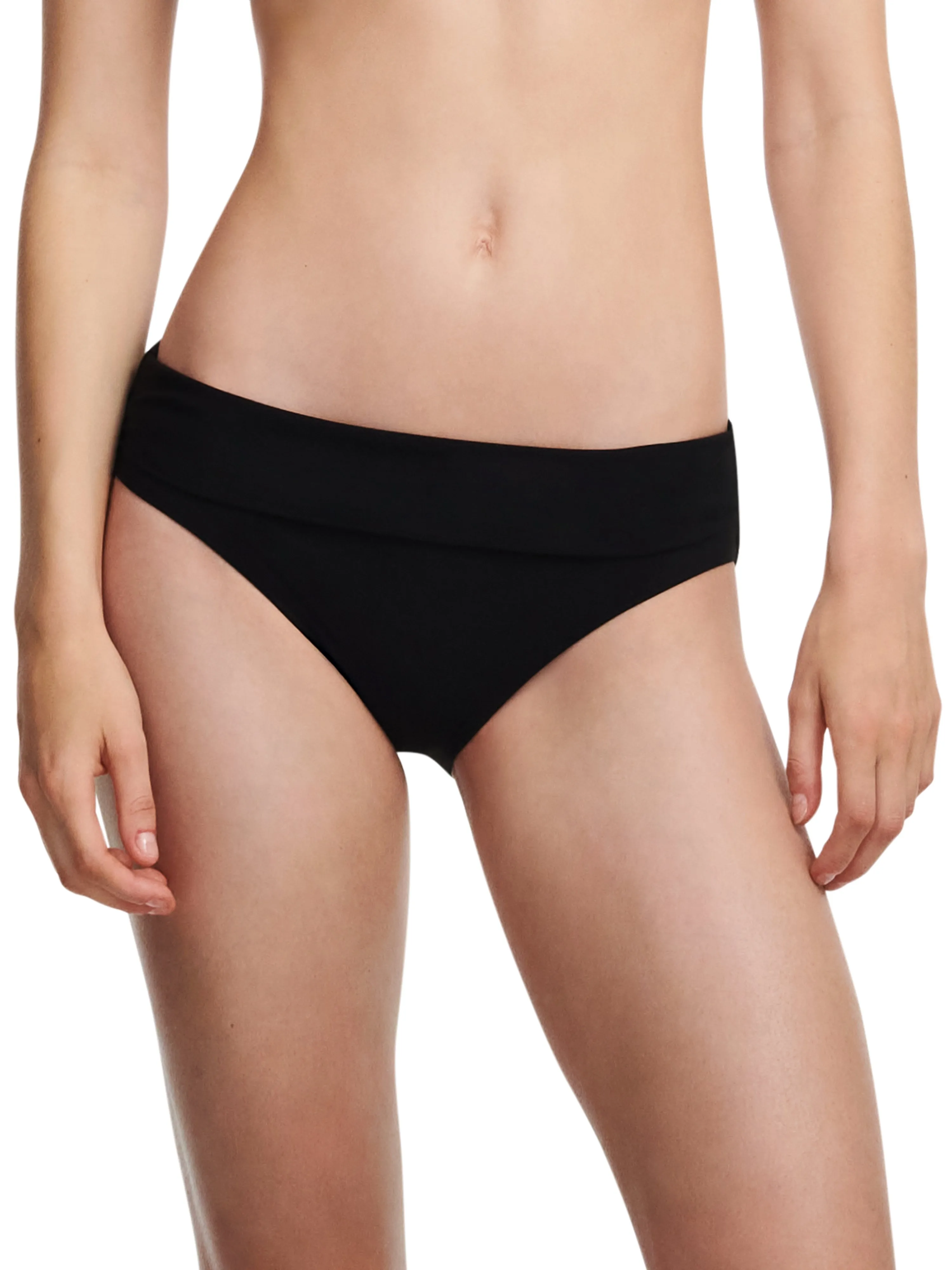  CHANTELLE   EMBLEM - Bas de maillot de bain culotte taille haute ajustable | Noir