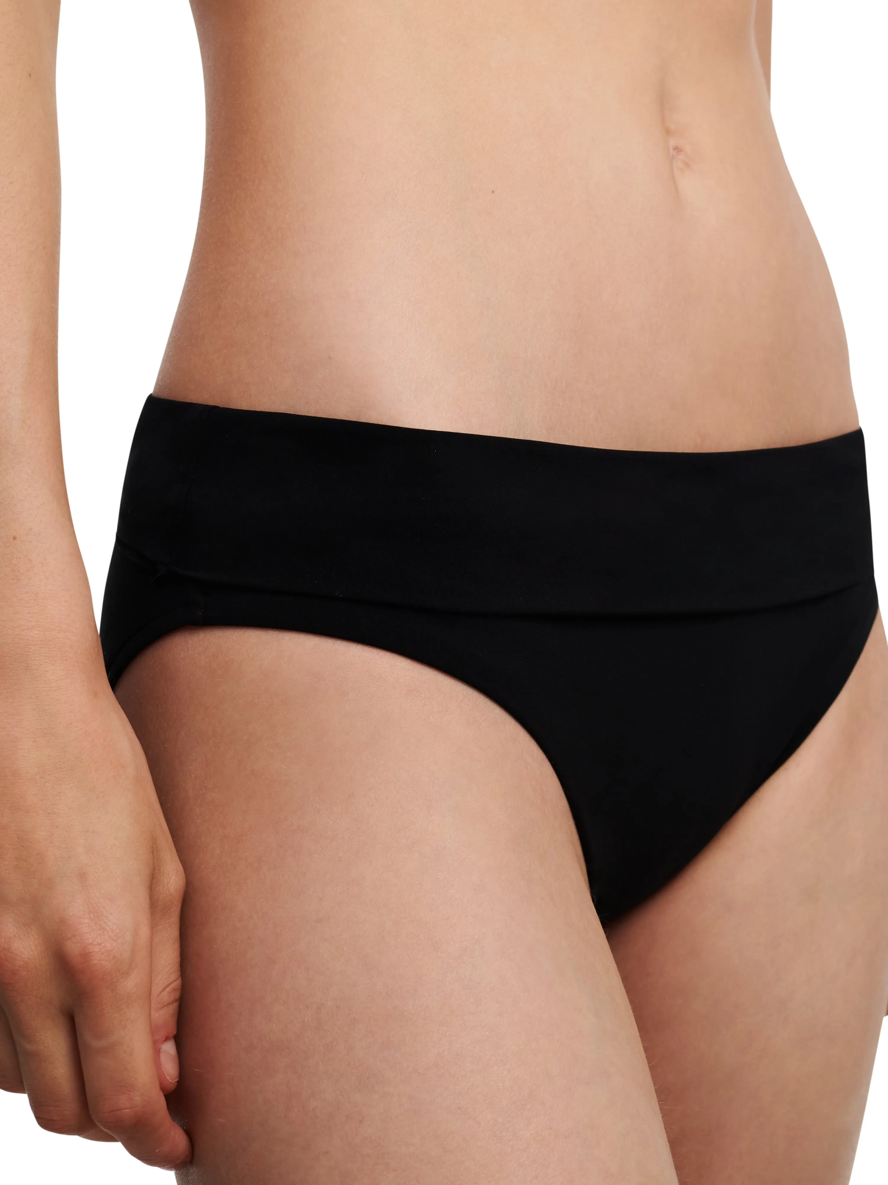  CHANTELLE   EMBLEM - Bas de maillot de bain culotte taille haute ajustable | Noir
