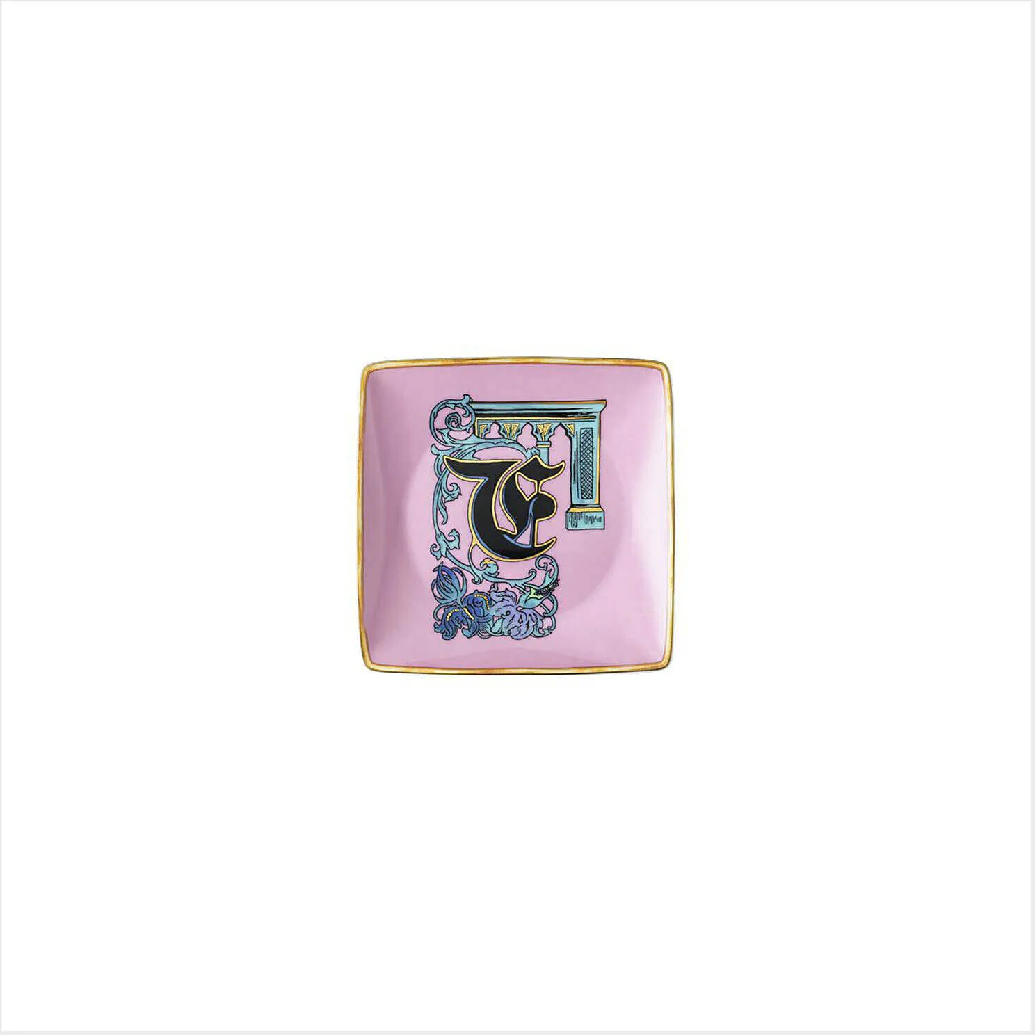 Ciotola Versace Versace Alphabet colore Rosa, Fantasia