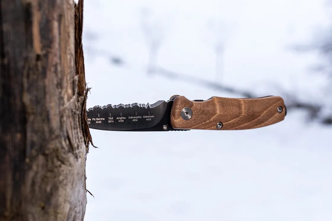 Coltello pieghevole Panorama Maloja Black Edition
