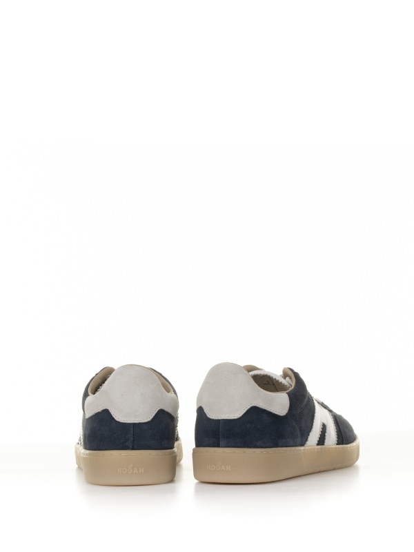 Cool green suede sneakers