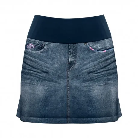 Crazy Pantaloni Corti Trekking Hidrogen Print Light Jeans Donna