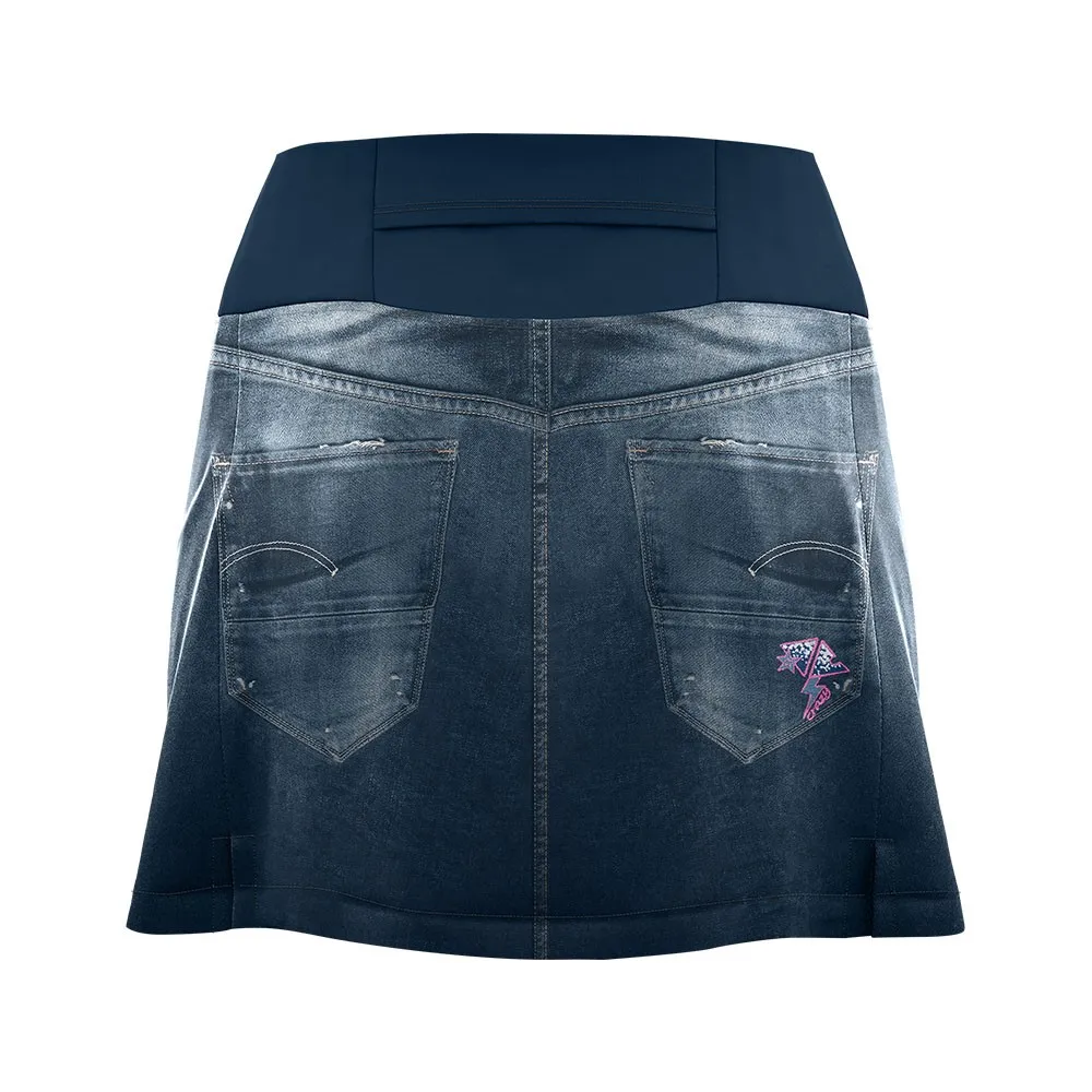 Crazy Pantaloni Corti Trekking Hidrogen Print Light Jeans Donna