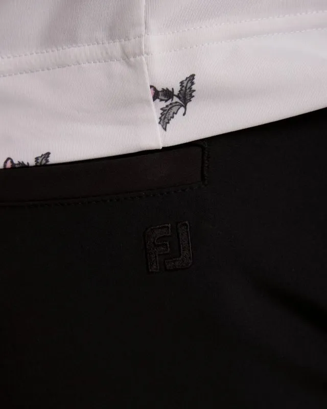 Czarne szorty męskie FootJoy Eu FJ Par Golf Short 80165-black