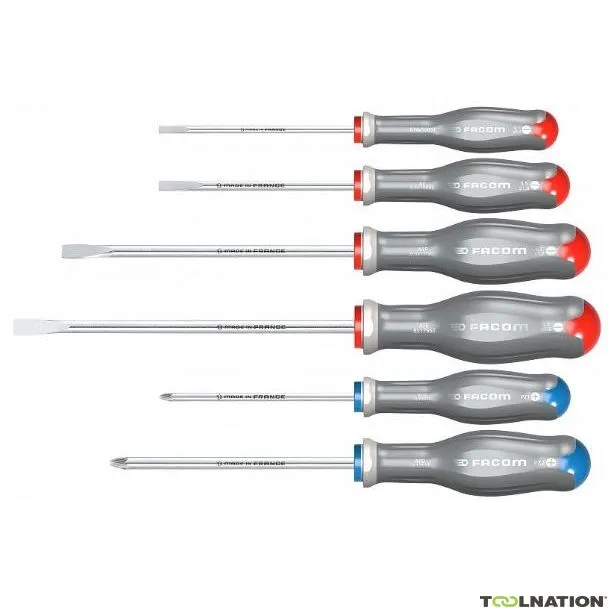 Facom ATPST.J6 Set di cacciaviti PROTWIST® con intaglio e Phillips® da 6 pezzi
