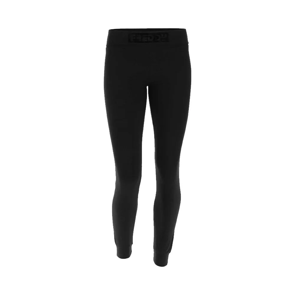 Freddy Leggings Logo In Basso Nero Donna