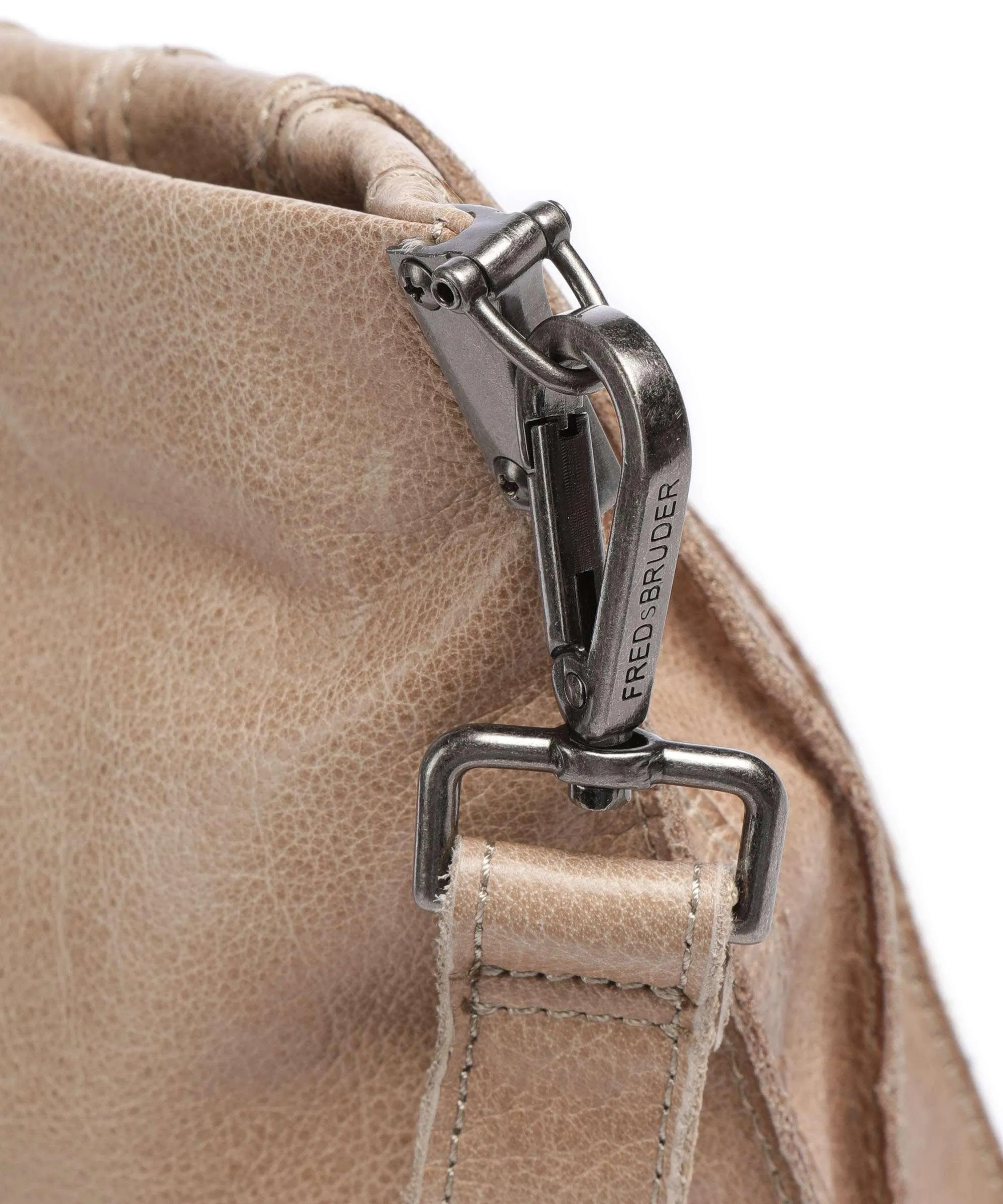  FredsBruder Izzle Borsa a spalla pelle granulata taupe  