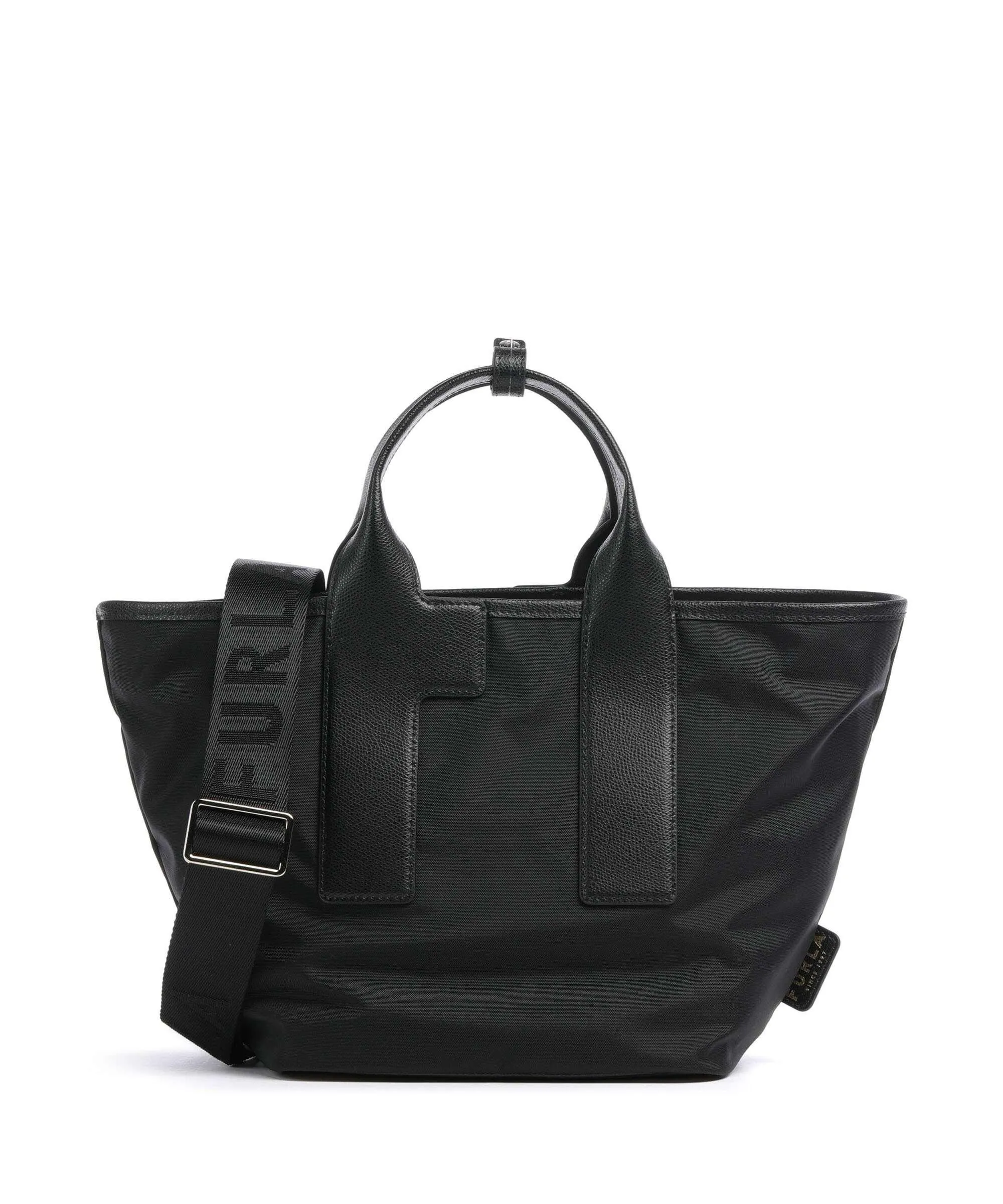  Furla Arco Fly M Borsa a mano nylon nero  