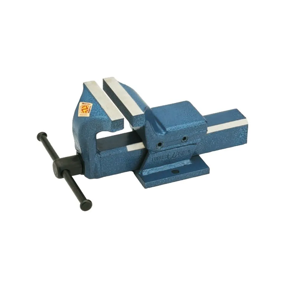 FZA TENAX TE/125 Morsa da banco in acciaio forgiato con ganasce fisse larghe 125mm e apertura 150mm